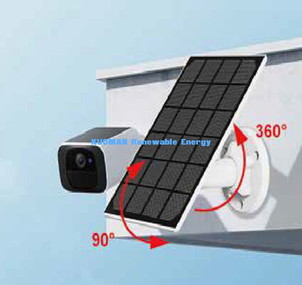Lámpara solar de detección de 3W a prueba de agua con panel solar portátil de 182 mm x 182 mm para iluminación de seguridad exterior