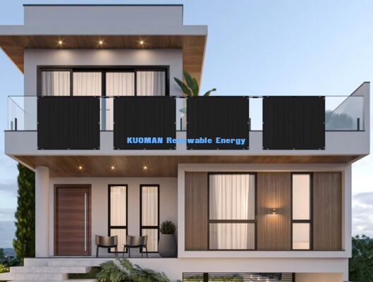 Panel solar bifacial flexible de 200 W - Panel solar de silicio policristalino para energía limpia renovable