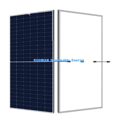 Panel solar monocristalino de tipo N 410W-430W con caja de unión IP68 para sistemas de energía personalizados