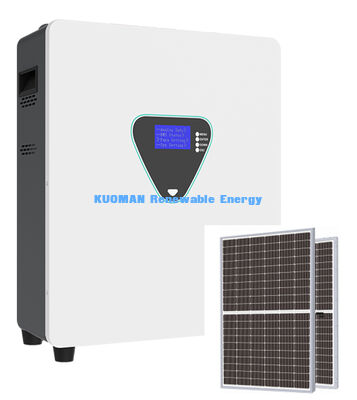 Batería de almacenamiento de energía solar LiFePO4 montada en la pared con 6000 ciclos y 25,6/51,2 V para respaldo en el hogar
