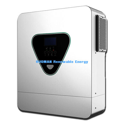 Inversor solar híbrido de onda senoidal pura de 11KVA con doble MPPT y soporte de batería de litio