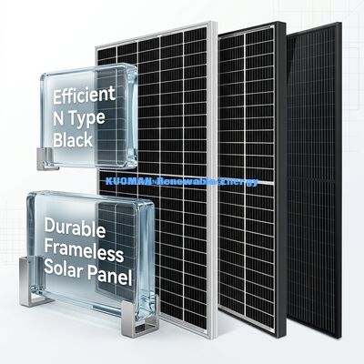 Panel solar de 500W-600W con una eficiencia del 22% y resistencia a las intemperie IP65 para la producción de energía industrial