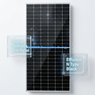 Panel Solar Tipo N de 415 Vatios con 22% de Eficiencia para Uso Residencial y Comercial