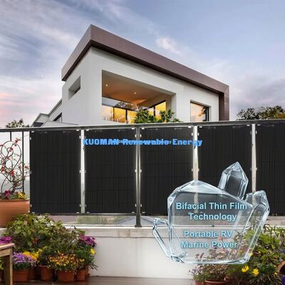 Panel solar flexible de 100 vatios, 360 grados, plegable, impermeable IP68 para techo de yate, tienda de campaña, coche