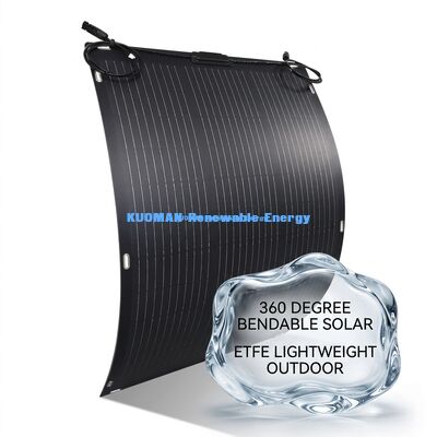 Panel solar flexible ETFE de 30W de película delgada para aventuras al aire libre y montañismo