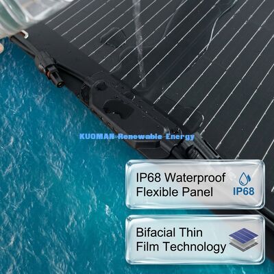 Panel solar flexible plegable revestido con ETFE de 100W para montañismo y sobrecarga