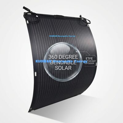 Alta eficiencia 360° Pendible IP68 Inodoro Panel solar flexible con una eficiencia del 24,20%