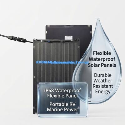 Panel solar flexible ETFE de 30W de película delgada para aventuras al aire libre y montañismo
