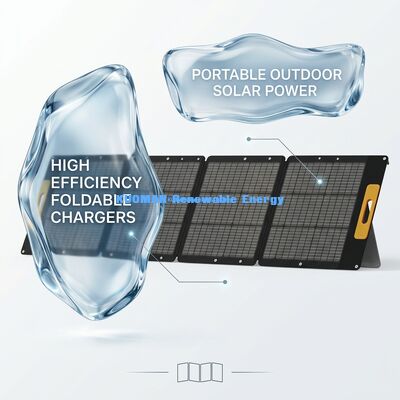 Panel solar portátil flexible de 200W IP68 a prueba de agua 360° plegable para suministro de energía de emergencia