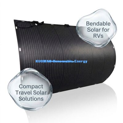 Panel solar flexible de 800W con protección IP68 a prueba de agua y flexible a 360 grados para techo, RV, marino