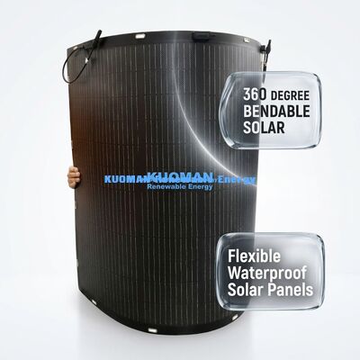 Panel Solar Flexible Ecológico de 200W con Caja de Conexiones con Clasificación IP67 para Huella de Carbono Cero