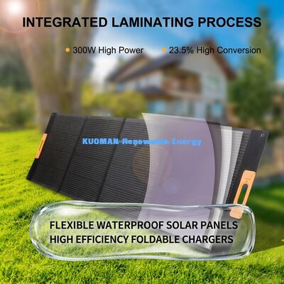 Panel solar plegable de 300W con células IBC de grado militar - Cargador solar portátil para equipos pesados
