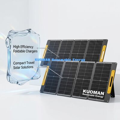 Panel solar plegable portátil de 100W, impermeable IP68, panel solar flexible para viajes