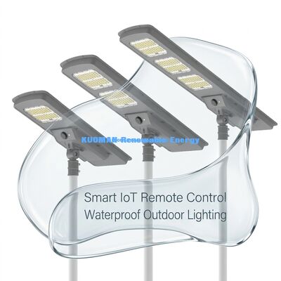 Luz solar de calle IP65 impermeable de 120W con opción de sensor de movimiento - Vida útil de 8-10 años