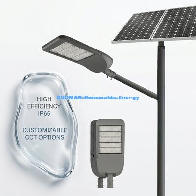 Lámpara Solar LED de Aluminio Impermeable IP65 de 50W para Iluminación Vial Exterior