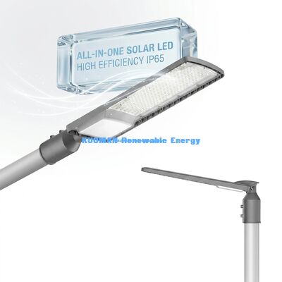 50W-200W Solar LED Street Light Exterior IP66 Impermeable con 50000 horas de vida útil para estacionamientos y carreteras