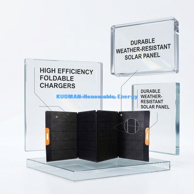 Panel solar flexible de alta potencia de 480W con diseño plegable y resistente a la intemperie para energía portátil