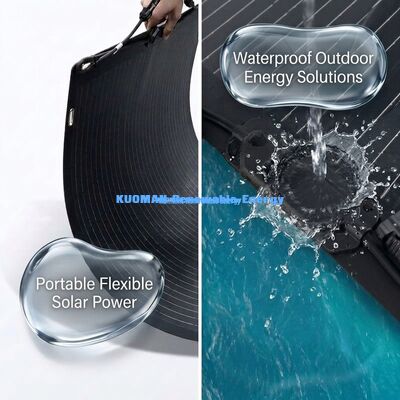 Panel solar flexible plegable revestido con ETFE de 100W para montañismo y sobrecarga