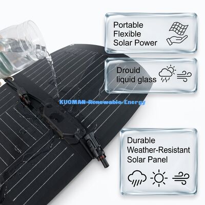 Panel solar flexible plegable revestido con ETFE de 100W para montañismo y sobrecarga