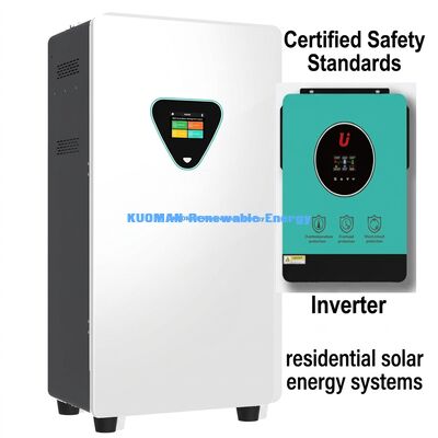 Sistema de Batería Solar Híbrida LiFePO4 de 51.2V 300Ah con 6000 Ciclos para Almacenamiento de Energía Doméstica Fuera de Red