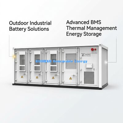 Batería ESS de almacenamiento comercial de energía de 215 KWh personalizable para parques solares sostenibles