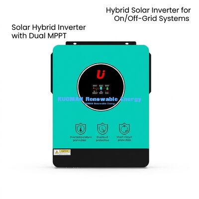 Inversor híbrido de 4200W/6200W con protección contra apagones y salida de onda senoidal pura para sistemas solares