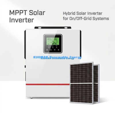Inversor solar MPPT con carga máxima de 80A y salida de onda senoidal pura para uso doméstico con control de aplicación