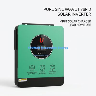 Inversor solar híbrido monofásico de alta eficiencia de 4,2 KW/6,2 KW para sistemas domésticos y de conexión a red