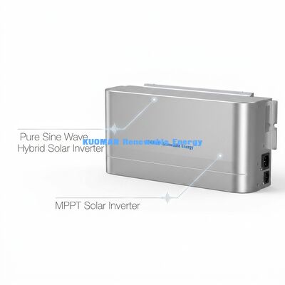 Inversor solar híbrido con 11 kW con salida de onda seno pura y doble MPPT para energía de respaldo