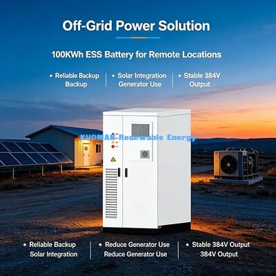 Sistema de almacenamiento de energía solar de monitoreo remoto