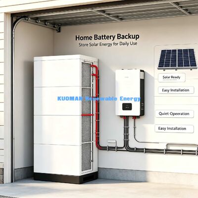 10 años de garantía Batería de pila LiFePO4 de 48V expandible para respaldo de energía solar residencial