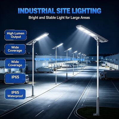 Luz Solar Exterior para Calle 40W Batería LiFePO4 Integrada Luz Solar LED IP65 para Carretera Urbana y Plaza