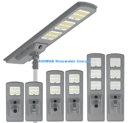 All In One Solar LED Street Light 30W Panel solar monocristalino IP65 lámpara solar para carreteras rurales