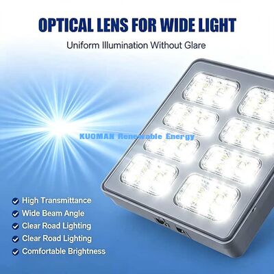 30W LiFePO4 Batería luz solar de calle todo en un diseño resistente al agua exterior lámpara solar LED de carretera