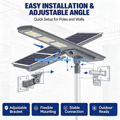 Lámpara solar todo en uno de ahorro de energía 40W SMD5050 LED Lámpara solar sin costo de electricidad