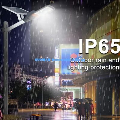 Luz solar IP65 para exteriores Luz de la calle a prueba de lluvia Protección contra rayos lámpara LED