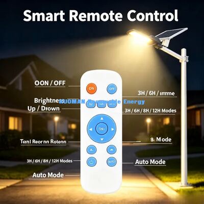 Luz solar IP65 para exteriores Luz de la calle a prueba de lluvia Protección contra rayos lámpara LED