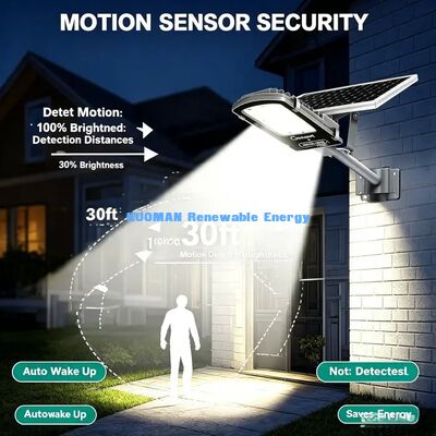 IP65 luz solar de la calle resistente al agua PIR sensor de movimiento automático encendido y apagado luz de jardín exterior