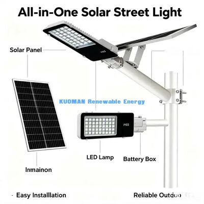 Luces de calle de uso solar IP65 resistentes al trueno Iluminación de sitios de construcción