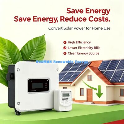 S1000TL-S6000TL Inversor de energía solar de conexión a red WiFi Monitor MPPT Inversor de energía solar