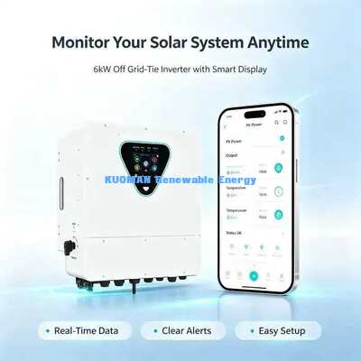 Inversor solar híbrido de 6000W para conexión fuera de red con cargador de batería para sistema solar doméstico