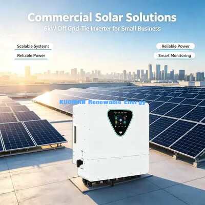 98% Alta eficiencia Inversor solar híbrido de 6 kW 50-450VDC Entrada fotovoltaica IP65 Calificado
