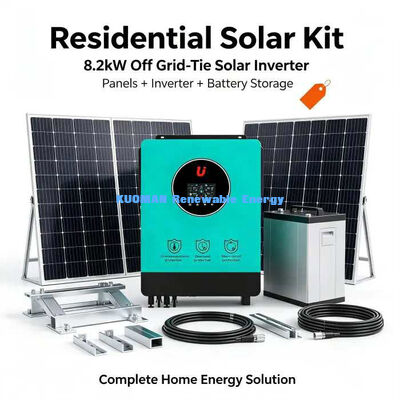 Variable de voltaje fotovoltaico de alta tensión 90-450V 8.2KW Inversor solar para paneles solares