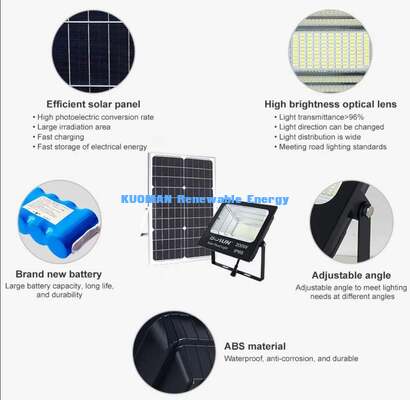 Super Bright 121 LED Beads Solar Flood Light Wide Angle Outdoor Lighting