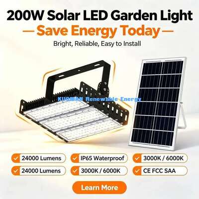 Foco solar LED ajustable de 60°/90° de 200W, IP65, para exteriores, jardín, estadio