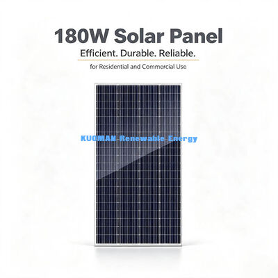 Panel solar de vidrio templado de 3,2 mm de 200-210 W, módulo fotovoltaico a prueba de polvo e impermeable para sistema solar de patio trasero