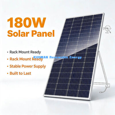 Panel solar monocristalino de respaldo de emergencia de 200-210W, energía fotovoltaica confiable para exteriores