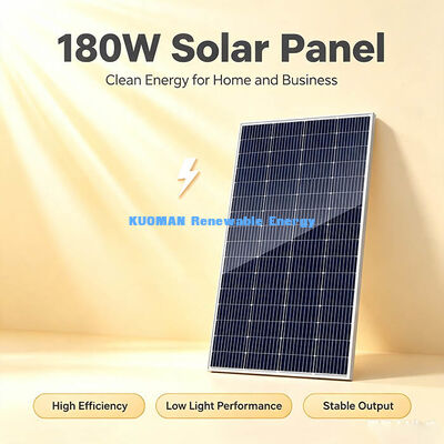 Panel solar monocristalino resistente al viento y la nieve 200-210W, panel de carga para generador solar exterior de larga duración
