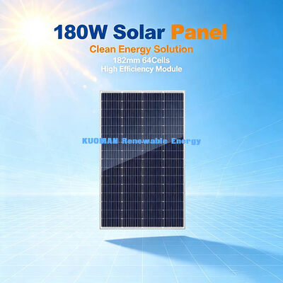 Panel solar mono de alta eficiencia de 180-190W | Eficiencia máxima del 19,95 %