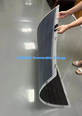 Panel solar flexible de 50W para trabajos ligeros, fuente de alimentación solar portátil plegable para viajes al aire libre y respaldo de emergencia